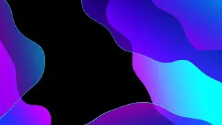 Gradient Liquid Blue Shapes Animation Background video | Footage | Screensaver