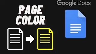 How to Change Page Color in Google Docs