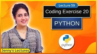 Coding Exercise for Beginners in Python with solution | Exercise 20 |Python for Beginners #lec59