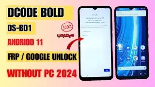 Dcode Bold Frp bypass without PC || Dcode Bold (DS-BD1) Google Account Remove