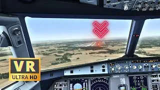 A Horrible Landing in VR... | Aerofly FS4 | Airbus A320