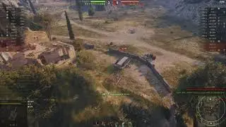 Танк прилег отдохнуть на спинку!
