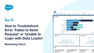 How to Troubleshoot Error Failed to Send Request or Unable to Login with Data | Salesforce