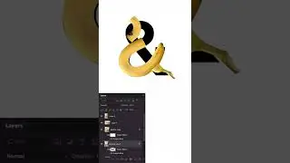 😳WOW! Check out what you can do with a Banana in Photoshop! 🍌🖊️😱 #typedesign #photoshop #design