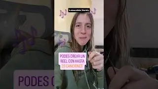 Novedades en los reels! creá un video con 20 canciones!