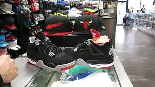 Air Jordan 4 Black/ Red/Cement Grey (Bred)