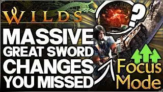 Monster Hunter Wilds - I Played Great Sword & It's BEST WEAPON - 30+ New Details & Attack Breakdown!