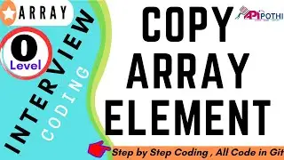 12 Write a Java program to copy an array element from OLD array to new Array by iterating the OLD ar