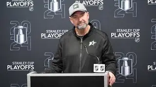 Pete DeBoer | Dallas Stars practice press conference