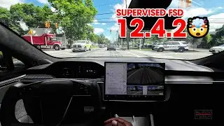 Driving Hands-free With Tesla FSD 12.4.2: My First Impressions!