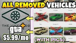 GTA Online All Removed Vehicles (with Pics) Recycled Into The Vinewood Car Club Behind a Paywall