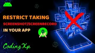 Restrict taking screenshot/screen record of your app in android studio