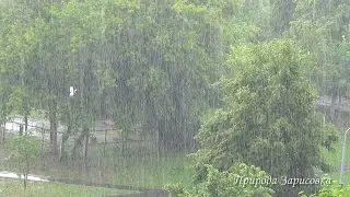 BEAUTIFUL RAIN and Window View | RAINS RAIN | Sounds and NOISE OF RAIN for sleep and deep relaxation