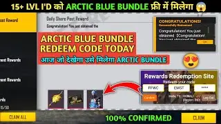 ARCTIC BLUE BUNDLE REDEEM CODE TODAY | FREE FIRE REDEEM CODE | HOW TO GET FREE ARCTIC BLUE BUNDLE