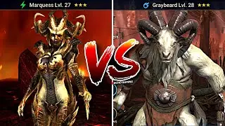 Raid Shadow Legends Marquess vs Graybeard