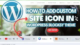 How to add Site Icon for WordPress Blocksy Theme #WordPresstheme #WordPressEditor #Gutenberg