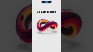 3d path motion with Spline #3ddesign