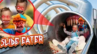 SLIDE EATER EAT BLIPPI and VLAD AND NIKI