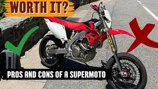 Should you buy a CRF450 Supermoto? What I like and dislike about my 2007 CRF450X Supermoto