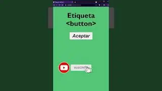 ¿Cómo utilizar la etiqueta Button en HTML? - [HTML desde cero] 