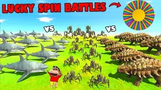 ALIEN LUCKY MYSTERY SPIN BATTLES with SHINCHAN vs CHOP vs AMAAN-T in Animal Revolt Battle ALL units