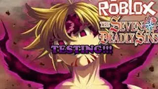 {EXCLUSIVE CODE} TESTING THE NEW SEVEN DEADLY SINS GAME! | Deadly Sins Retribution |Roblox