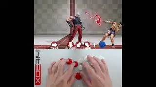 Instant QCB from Forward #HitBox #HowToHitBox #KOF #KOFXV #Leverless #SOCD