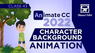 Adobe Animate CC 2022: Character Background Animation | Flash Tutorial | 2d Animation | Hindi