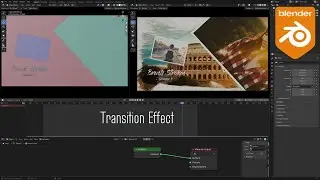 AE 「blender 4」How to make a Slideshow Transition Effect