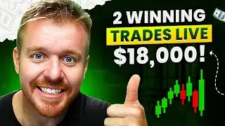 2 Winning Trades Planned Out LIVE on Youtube! $18,000!