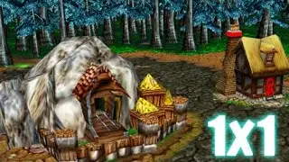 Застроил и сломал врага в Warcraft 3