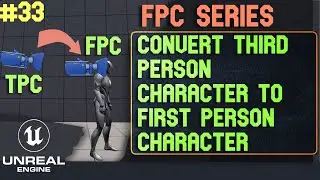 How to convert third person to first person in unreal engine 5. Unreal Engine 5 tutorials - 33