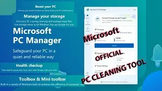 Microsoft PC Manager | Boost Speed | Performance | Windows tool | How to boost speed windows 11