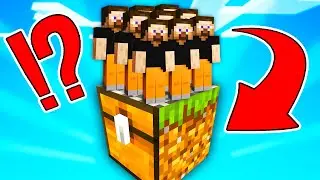 100 SUBS en UN SOLO BLOQUE!!🔥💎| Minecraft