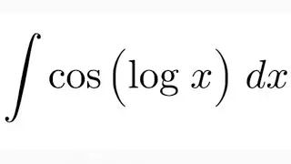 Integral of cos(log x) dx