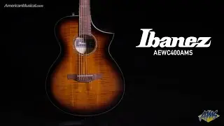 2023 Ibanez AEWC400AMS Acoustic - Modern Acoustic with Comfort Body and Easy Playability