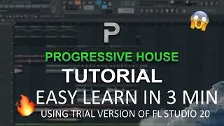 How to Make A Progressive House Song In Fl Studio 20 ( Real Bass Original Mix ) Learn In 3 Minutes