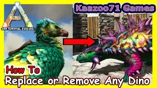 How to Replace or Remove Any Dino on Any Map Ark 💥