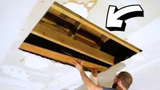 How to Cut and Replace Ceiling Drywall