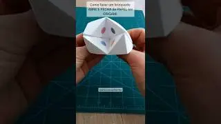 Como fazer um ORIGAMI da SORTE BRINQUEDO ABRE E FECHA de PAPEL / How to make a LUCKY ORIGAMI toy diy