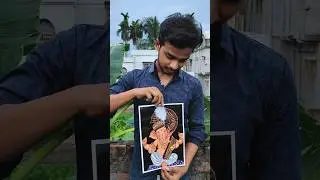 Ganapati Bappa Morya 🙏❤️‍🩹😍✍️ #shorts #lordganesha #ganapati #ganeshchaturthidrawing