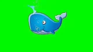 Green Screen Whale I NO TEXT | NO COPYRIGHT I Free Download 