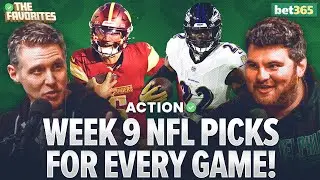 NFL Week 9 Betting Predictions & BETS for EVERY NFL Game! NFL Expert Picks | The Favorites Podcast