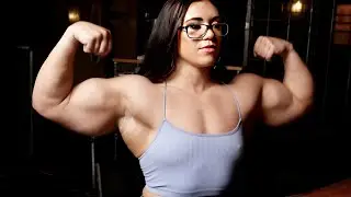 Strong girl bodybuilder Ms Rose Fbb bodybuilder