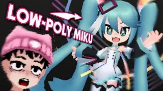 How I Made A Low Poly Hatsune Miku | Breakdown