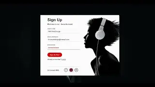 Animated Login and Signup Form HTML CSS | Login Form with Floating Placeholder