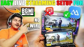 HOW TO STREAM BGMI FROM MOBILE TO PC WITHOUT WIRE EASY METHOD