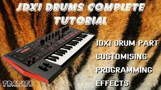 Roland JDXi Tutorial Series - Part 4 - Drum Part and Patch Editor with programming & Effects.