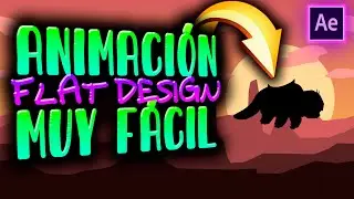 Animacion Flat Design en After Effects | Tutorial After effects cc 2020 | ( Anima Sin Saber)