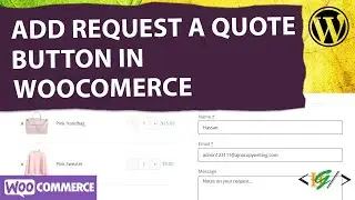 How to Add Request a Quote Button in Woocommerce | Product Enquiry Form Woocommerce WordPress